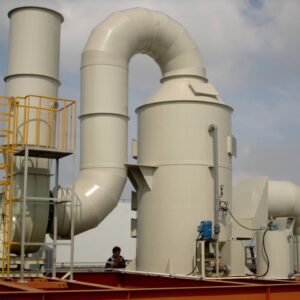 chlorine gas scrubber system
