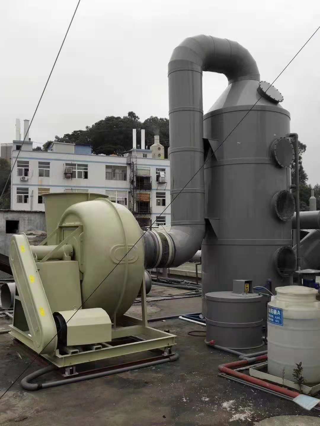 wet fume scrubber