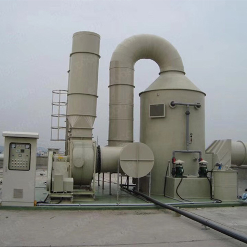 ammonia scrubber for flue gas