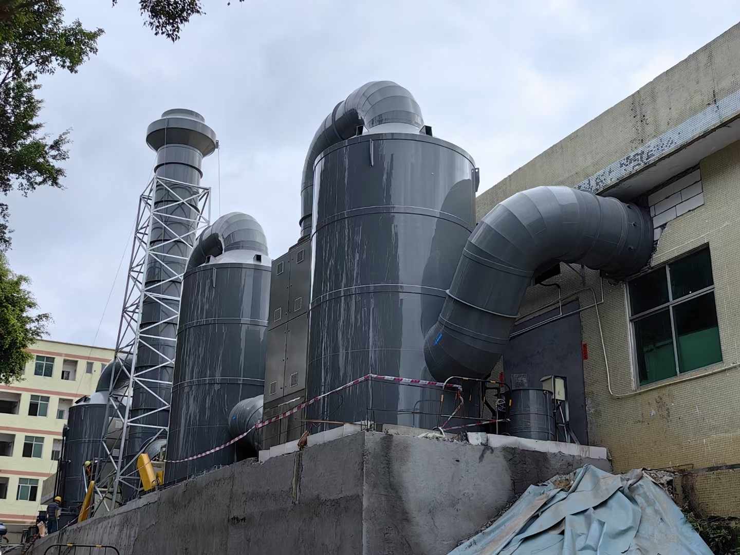 Exhaust gas scrubber installation site (2)