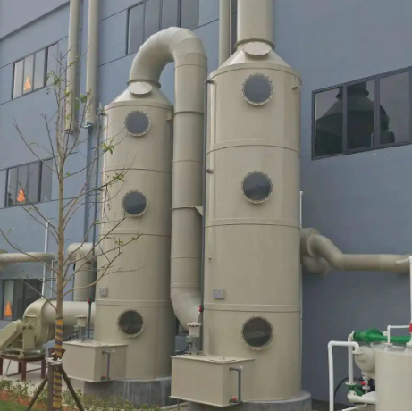 wet scrubbers used to control air pollution