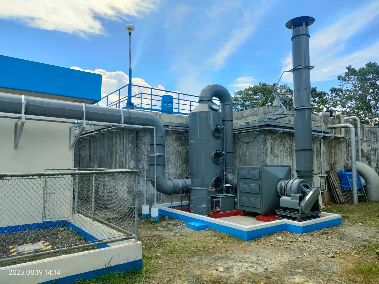 Ammonia-Containing Waste Gas